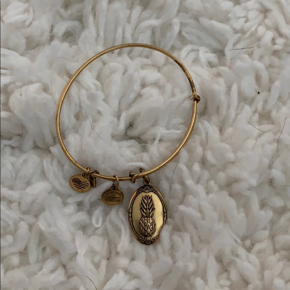 Pineapple Alex and Ani Bangle